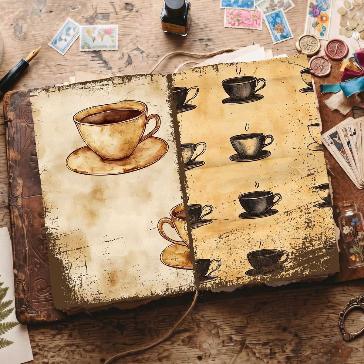 Coffee Digital Papers