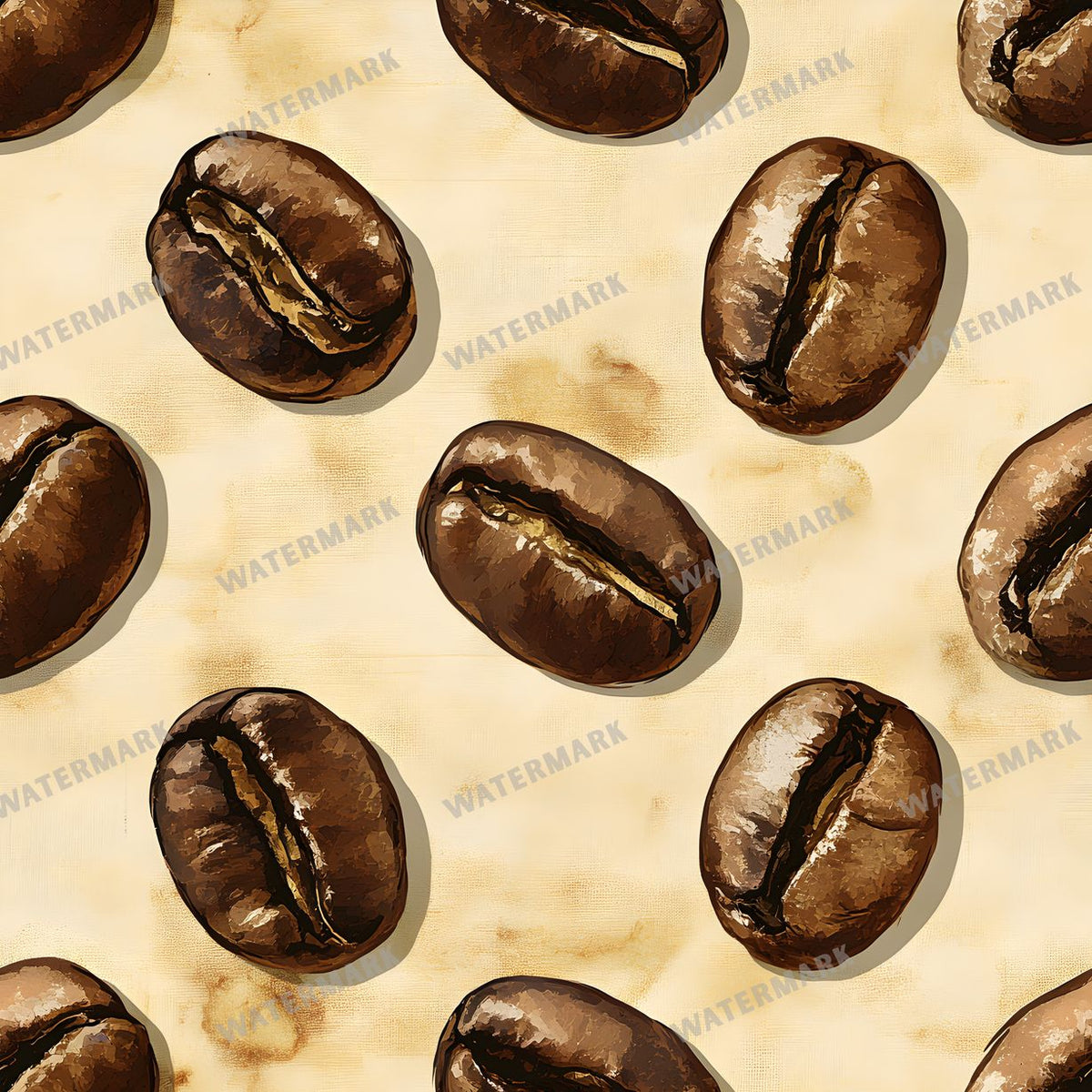 Coffee seamless pattern digital paper, repeating design 13
