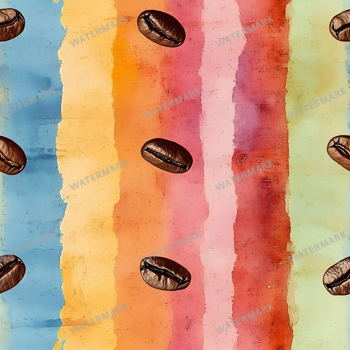Coffee seamless pattern digital paper, repeating design 13