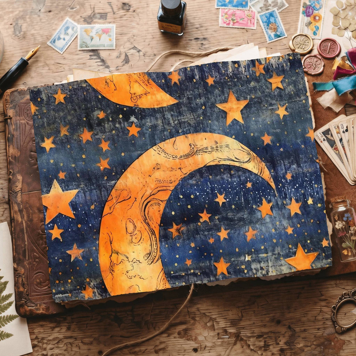 Copper Moon Digital Papers