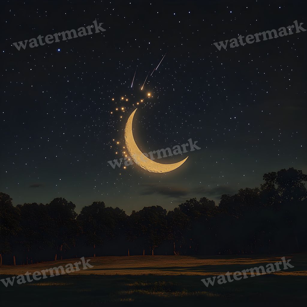 Crescent Moon Backdrop Images