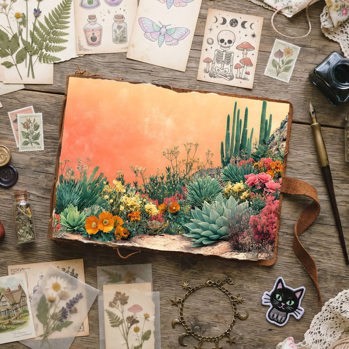Desert Botanical Digital Papers