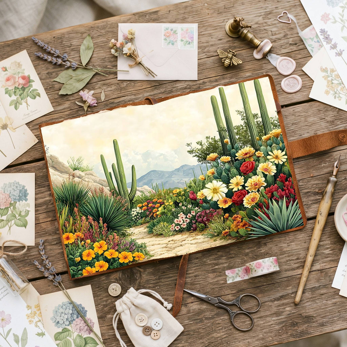 Desert Botanical Digital Papers