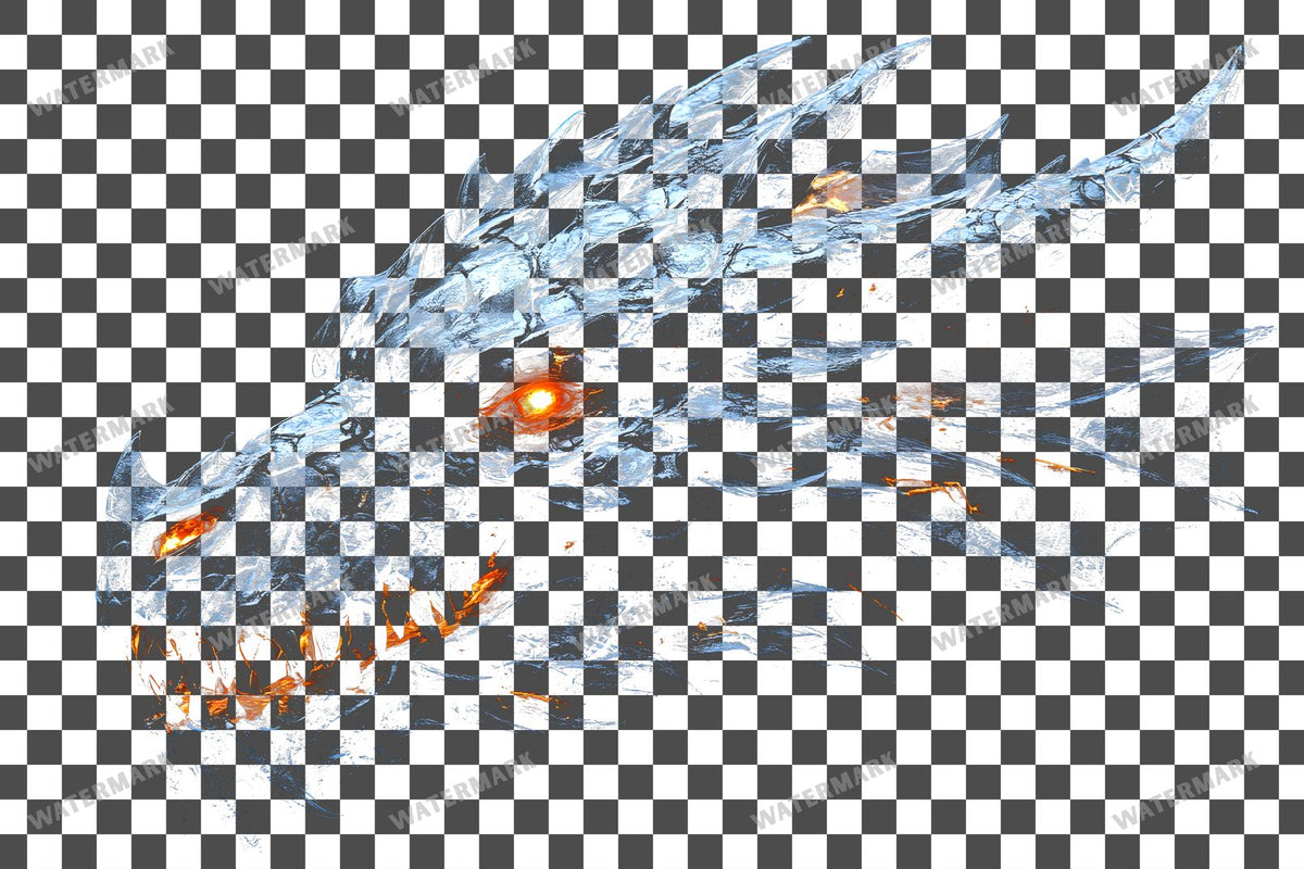 Dragon Skull Transparent Overlay Pngs