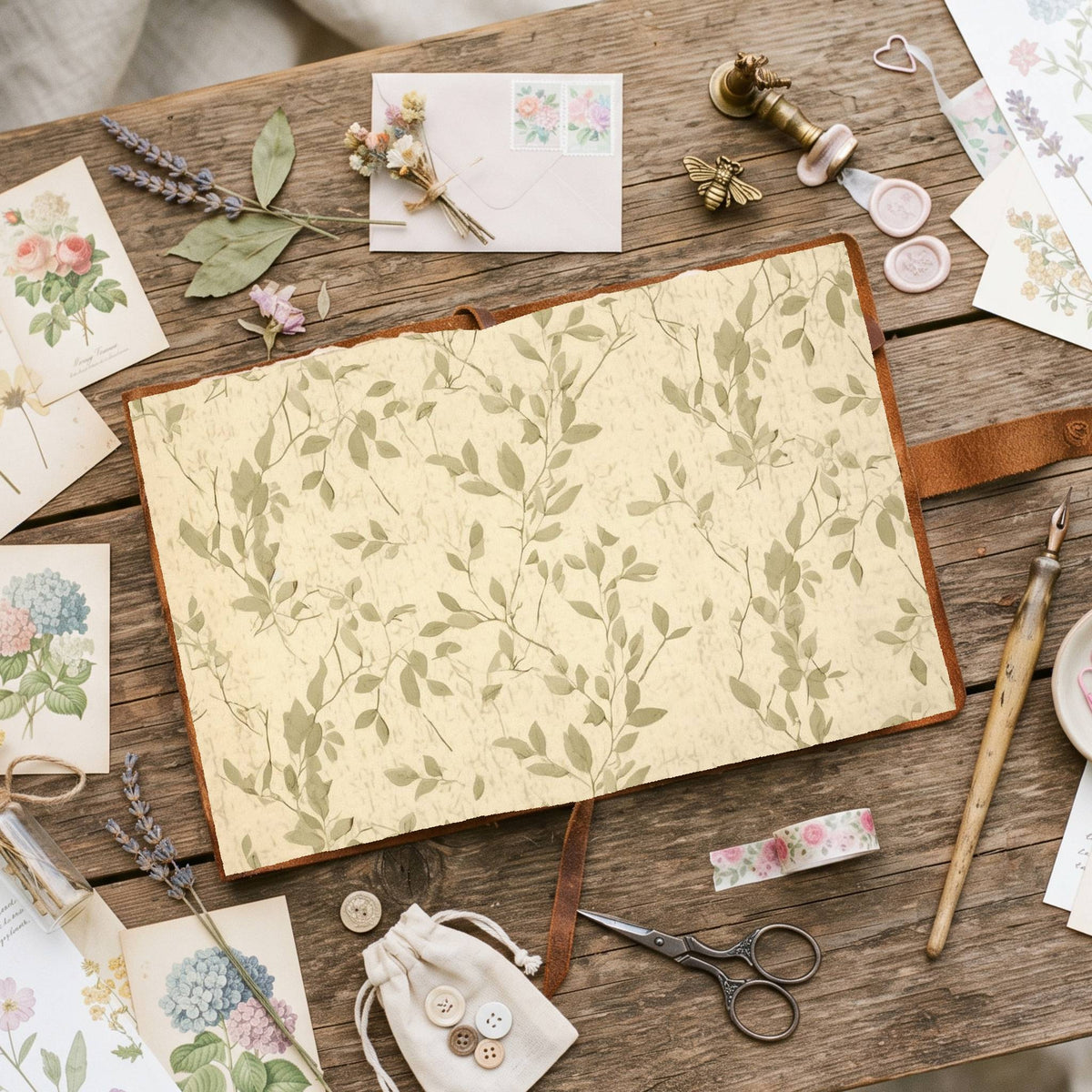 Eucalyptus Leaves Digital Papers