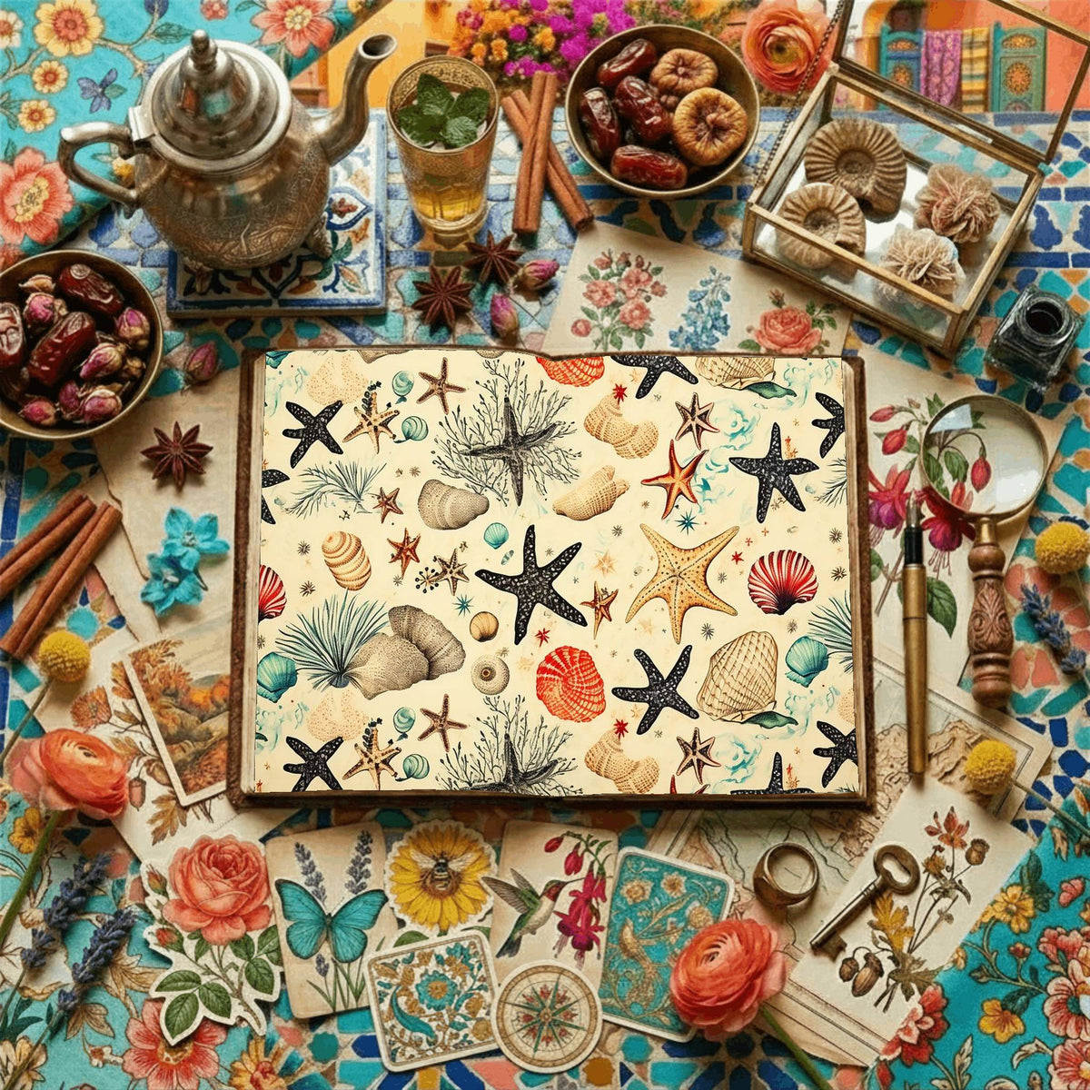 Fish Patterns Digital Papers