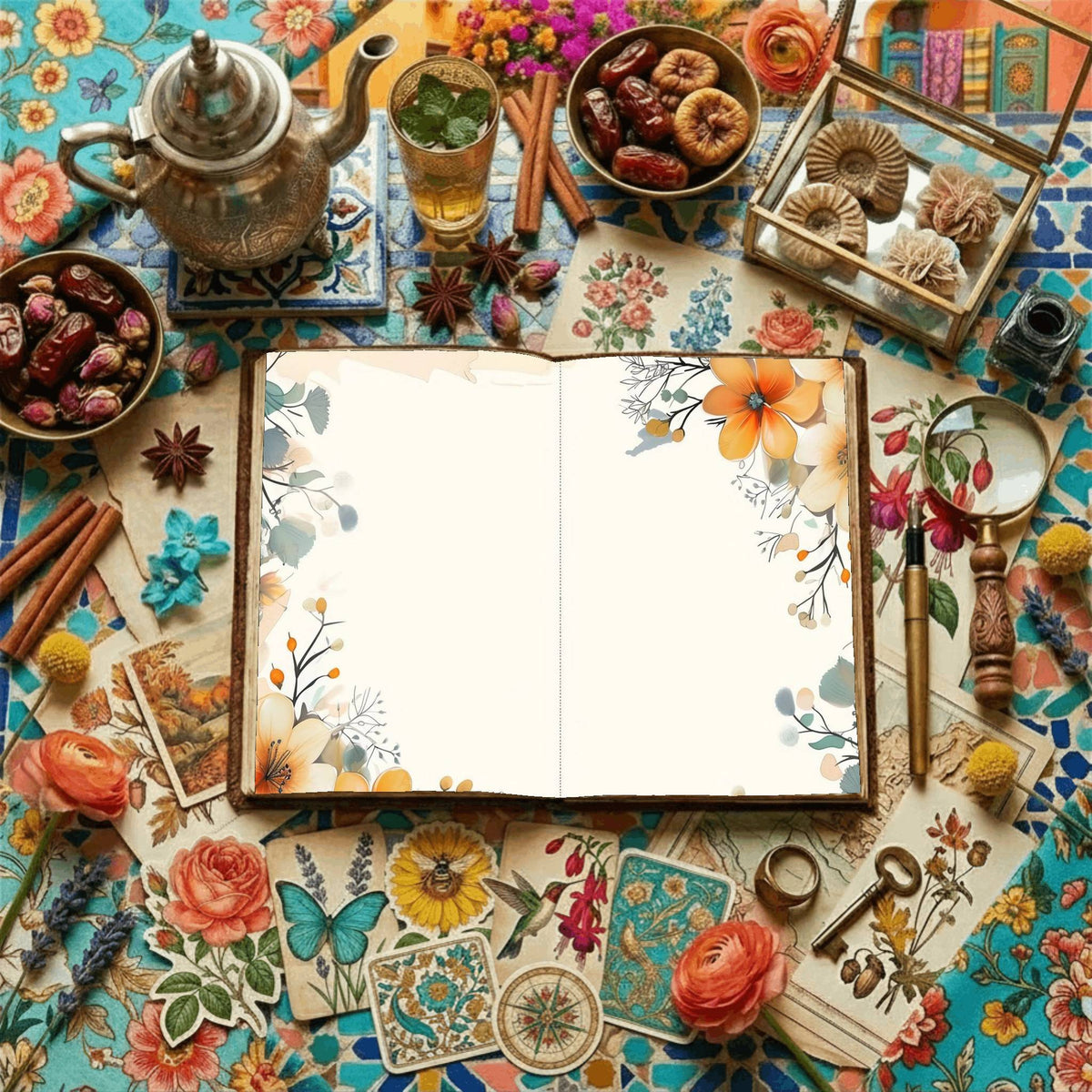 Floral Digital Papers
