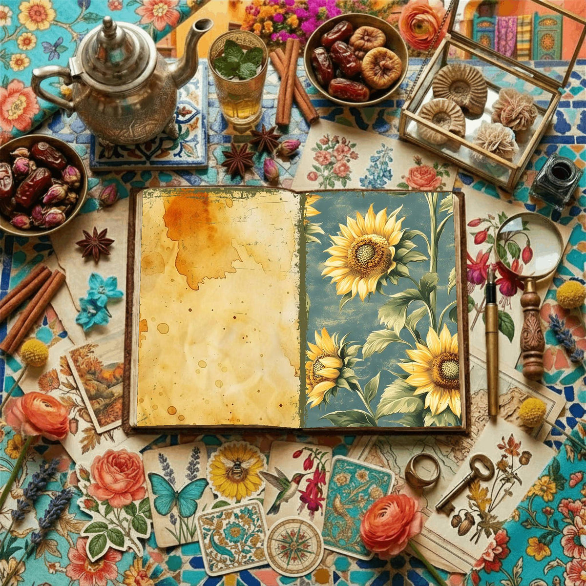 Floral Digital Papers