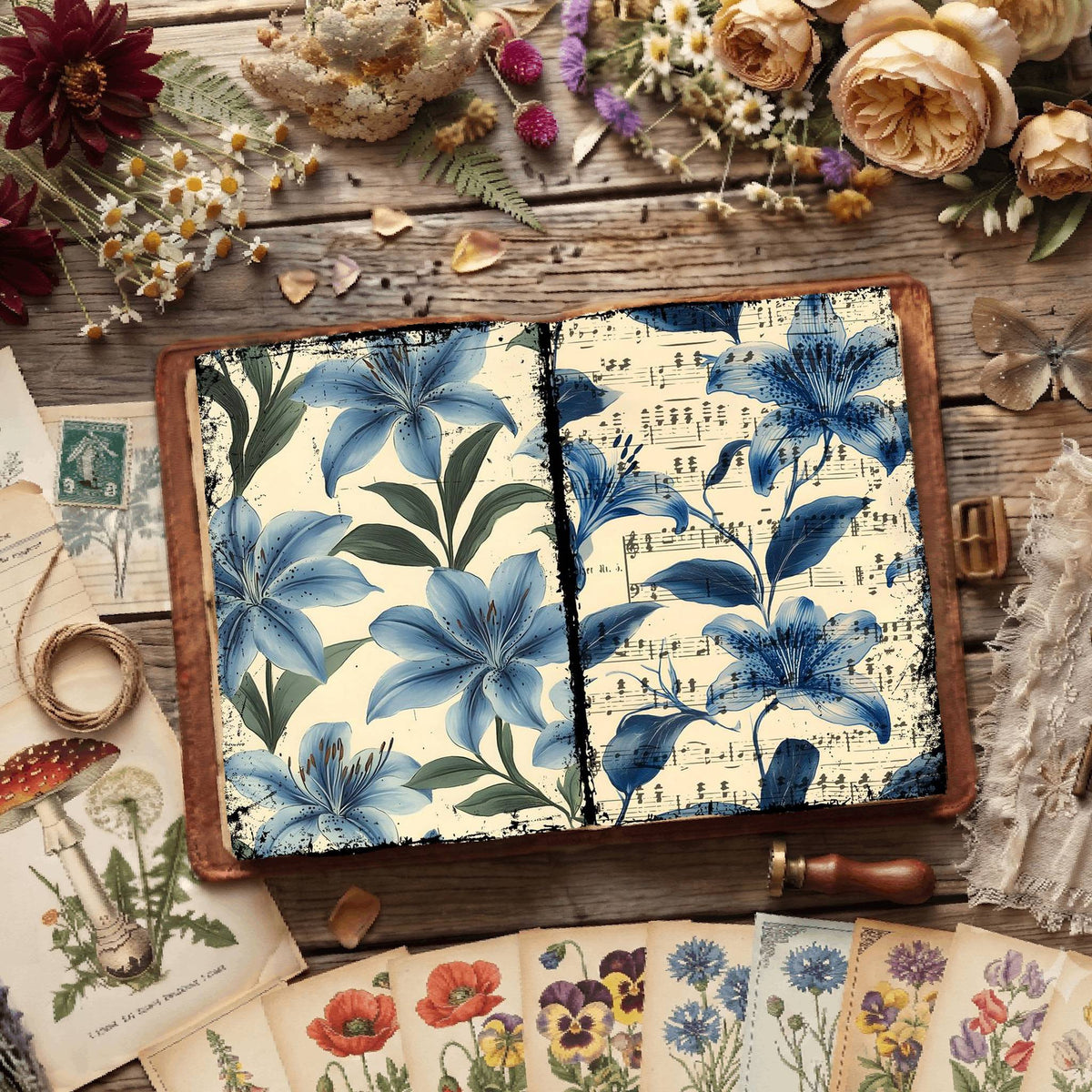Floral Digital Papers