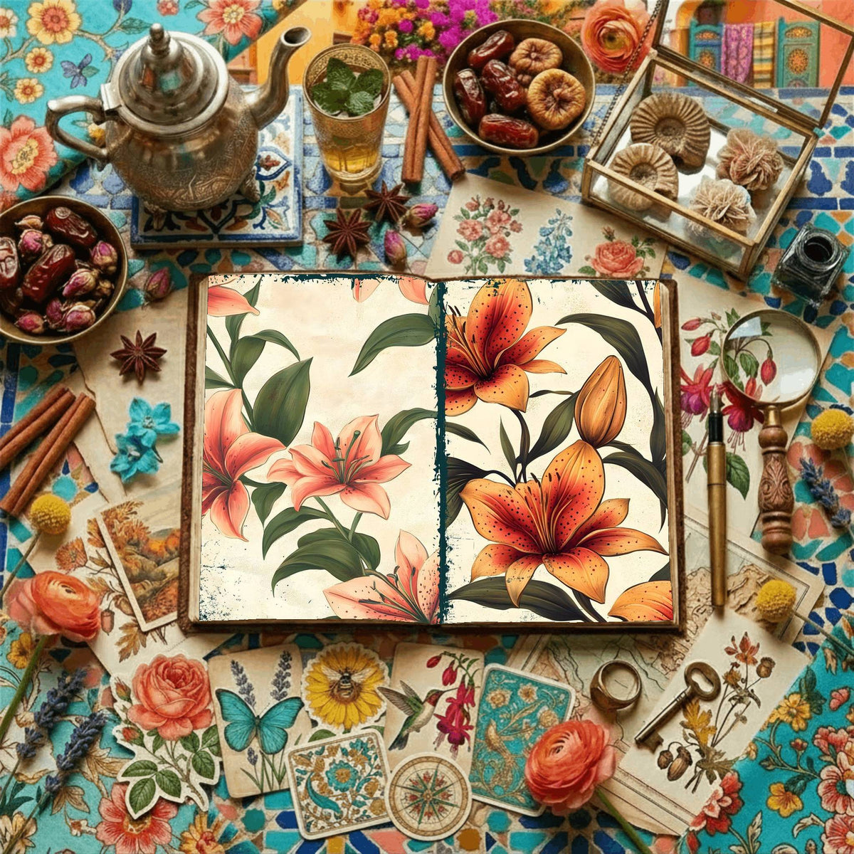 Floral Digital Papers