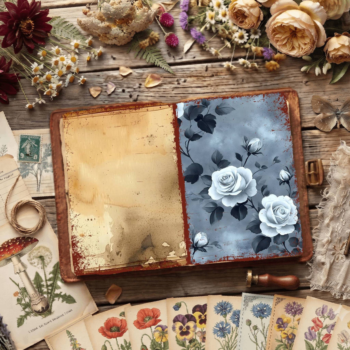 Floral Digital Papers