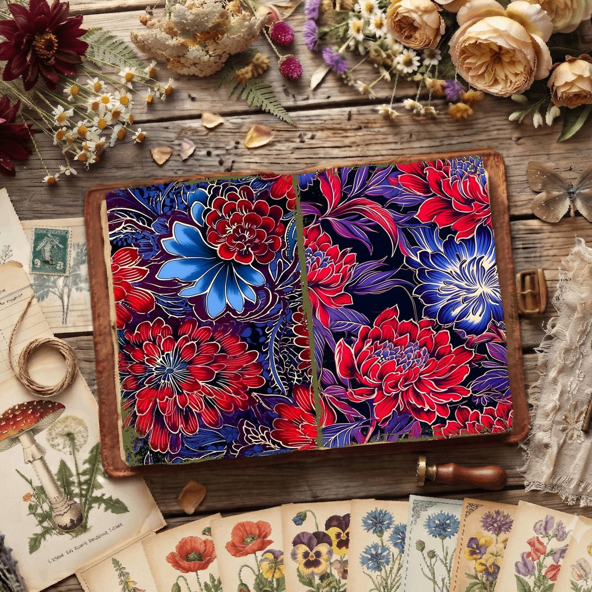 Floral Digital Papers