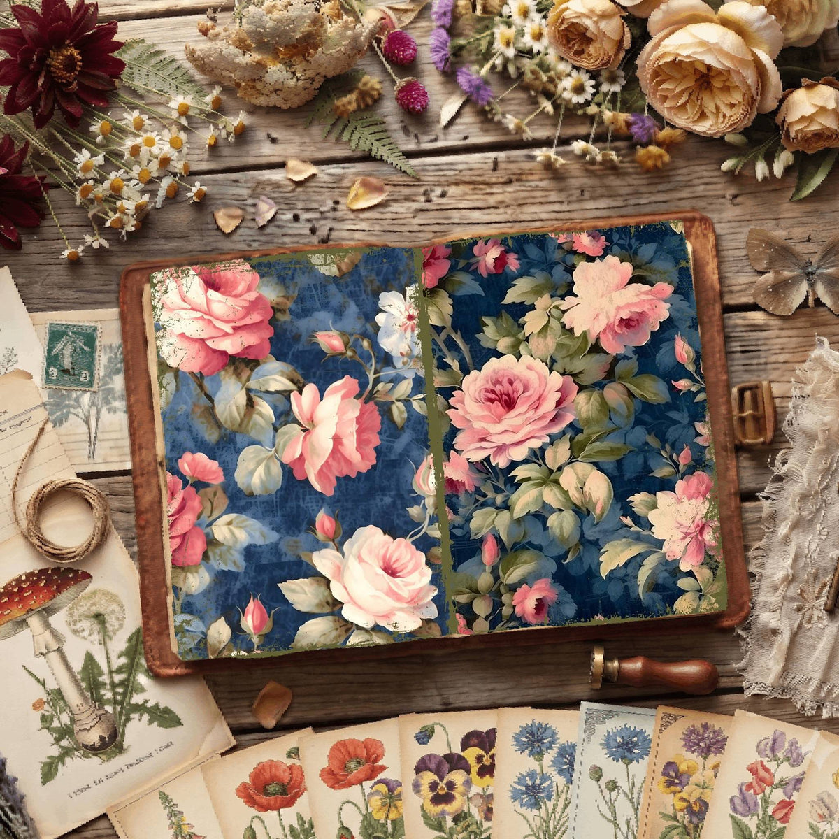 Floral Digital Papers