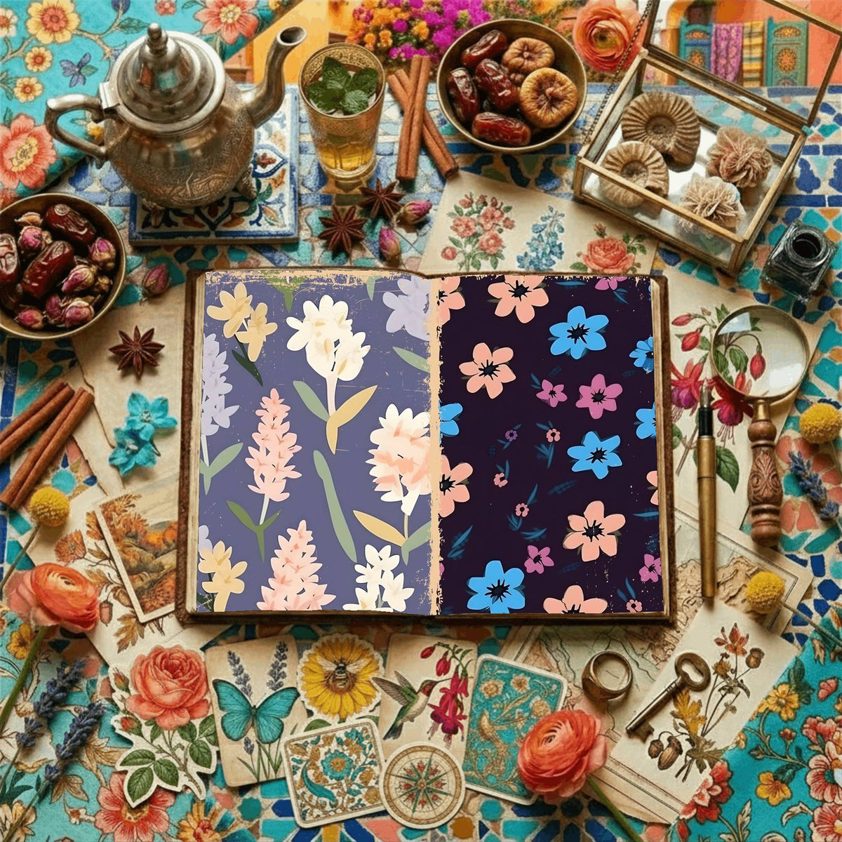 Floral Digital Papers
