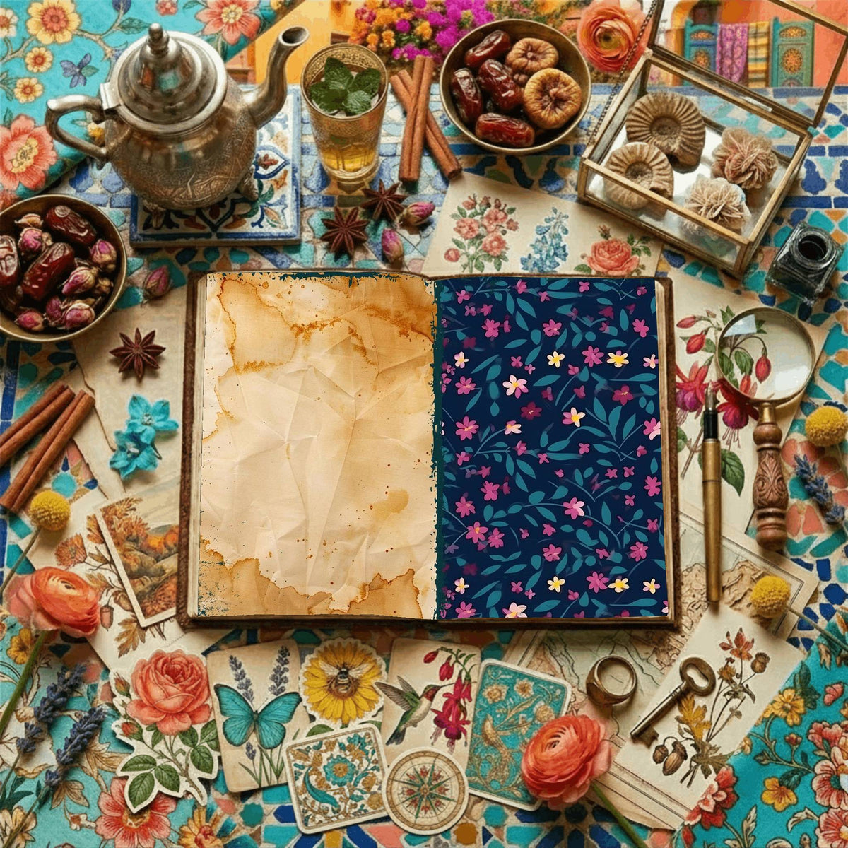 Floral Digital Papers