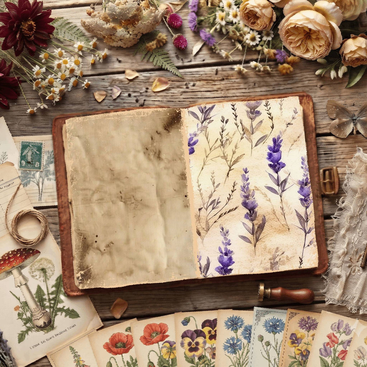 Floral Digital Papers