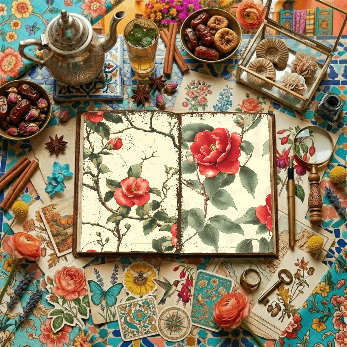Floral Digital Papers