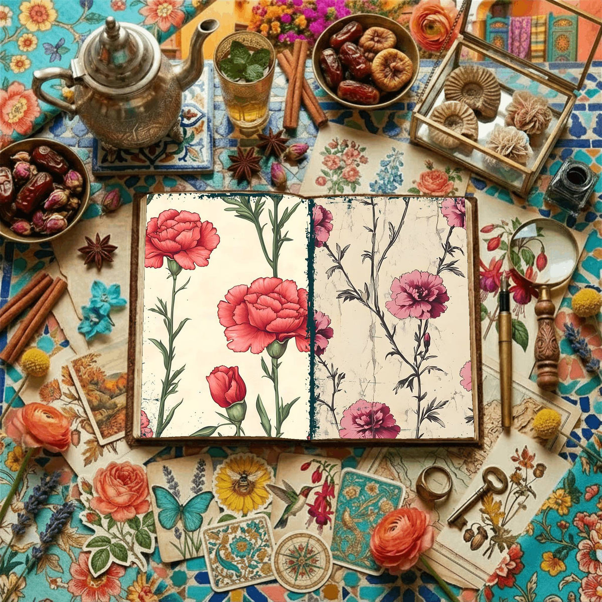 Floral Digital Papers