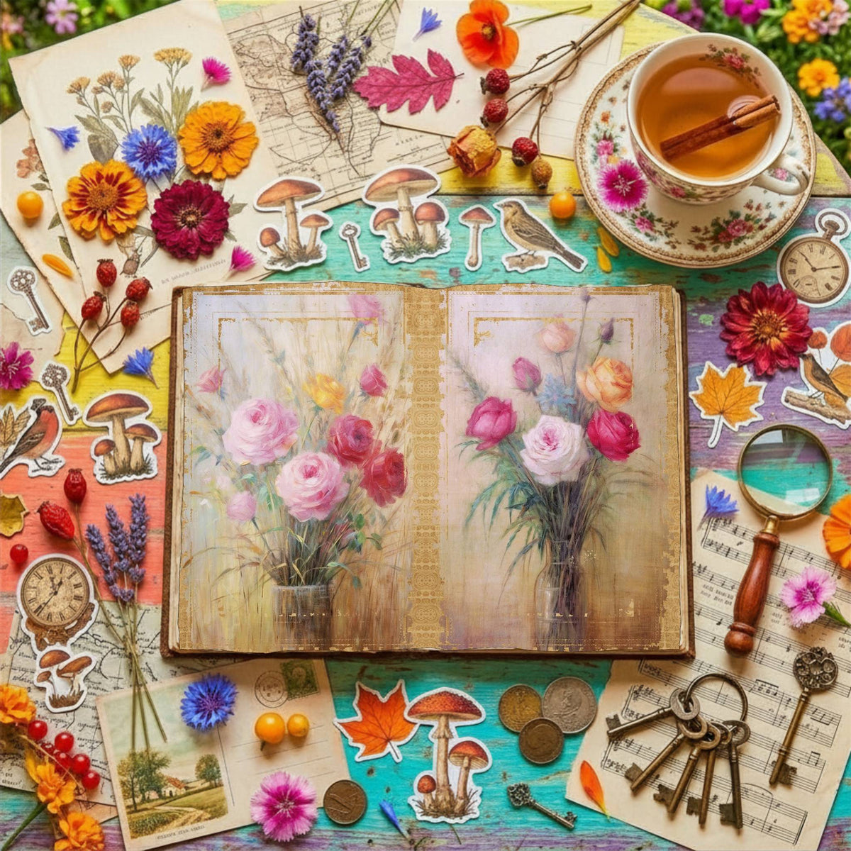 Flower Digital Papers