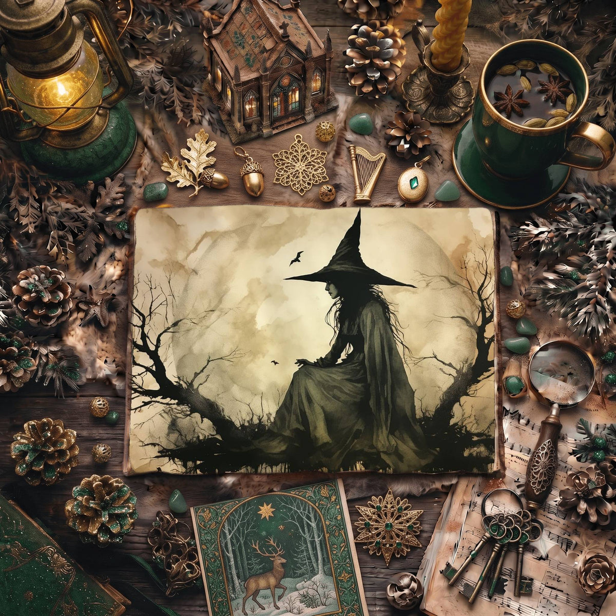Forest Witch Digital Papers