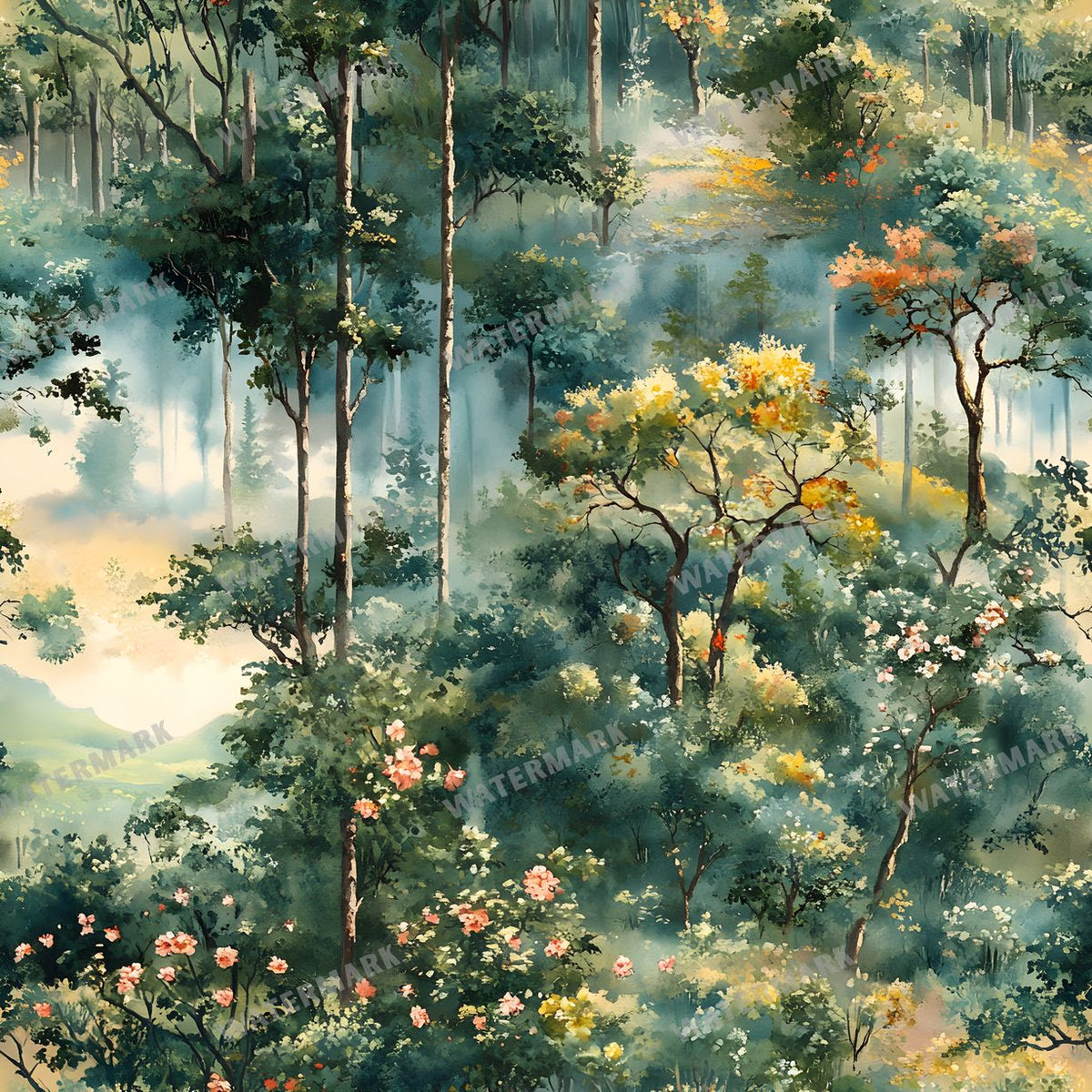 Forest Seamless Pattern