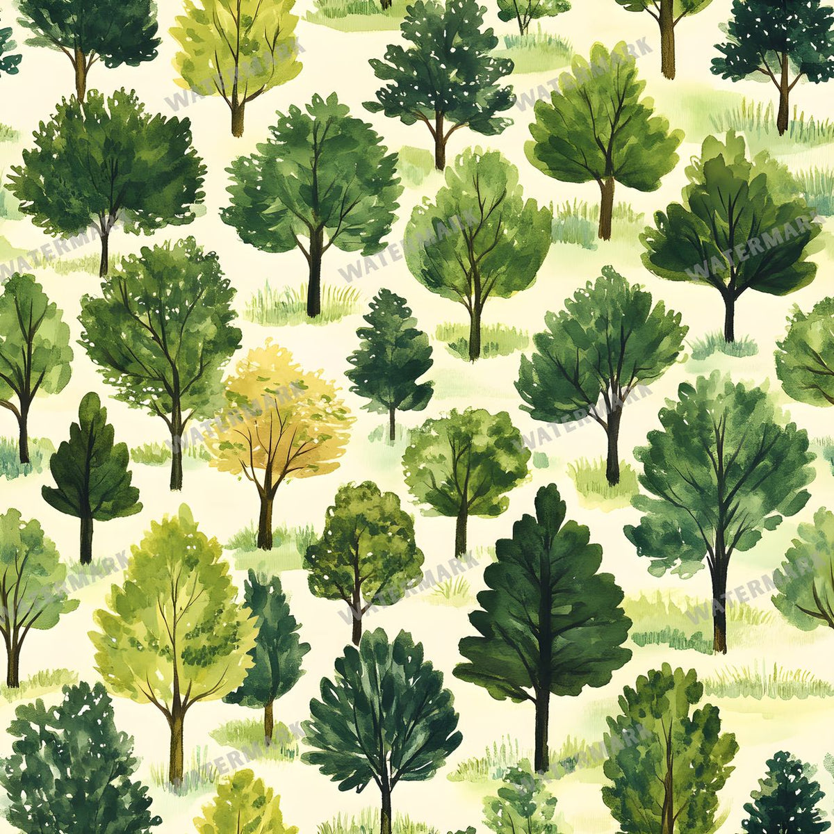 Forest Seamless Pattern
