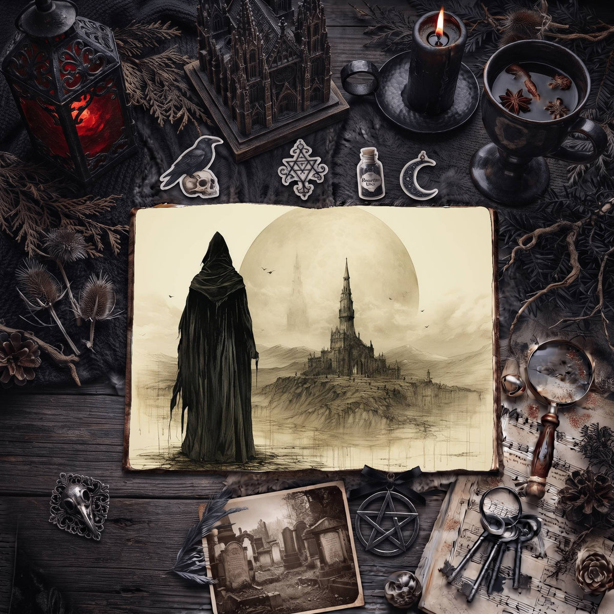 Gothic Digital Papers