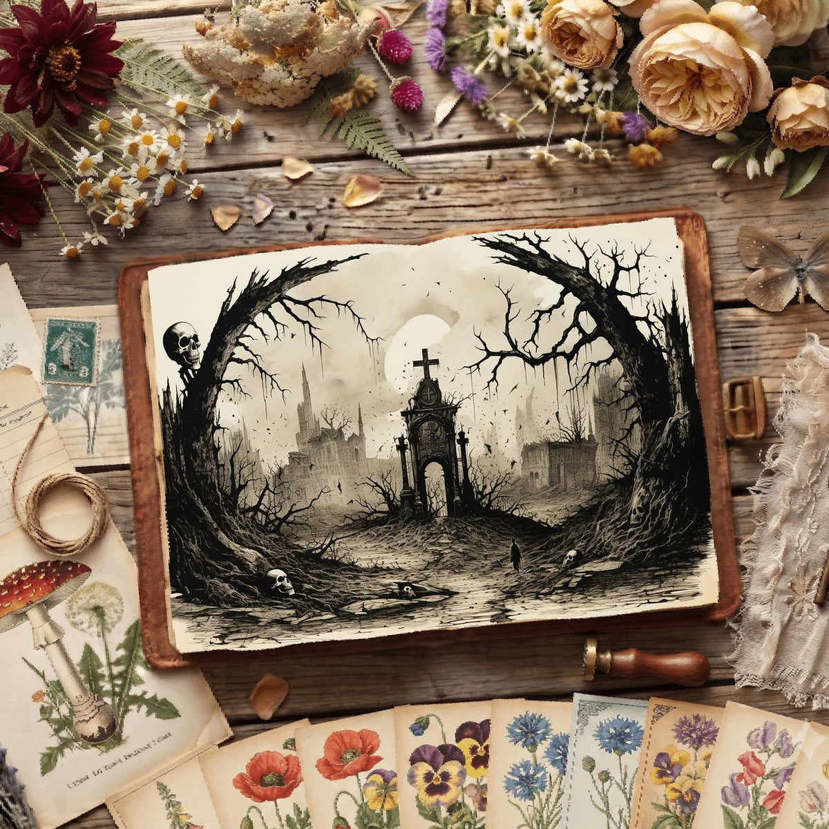 Gothic Digital Papers
