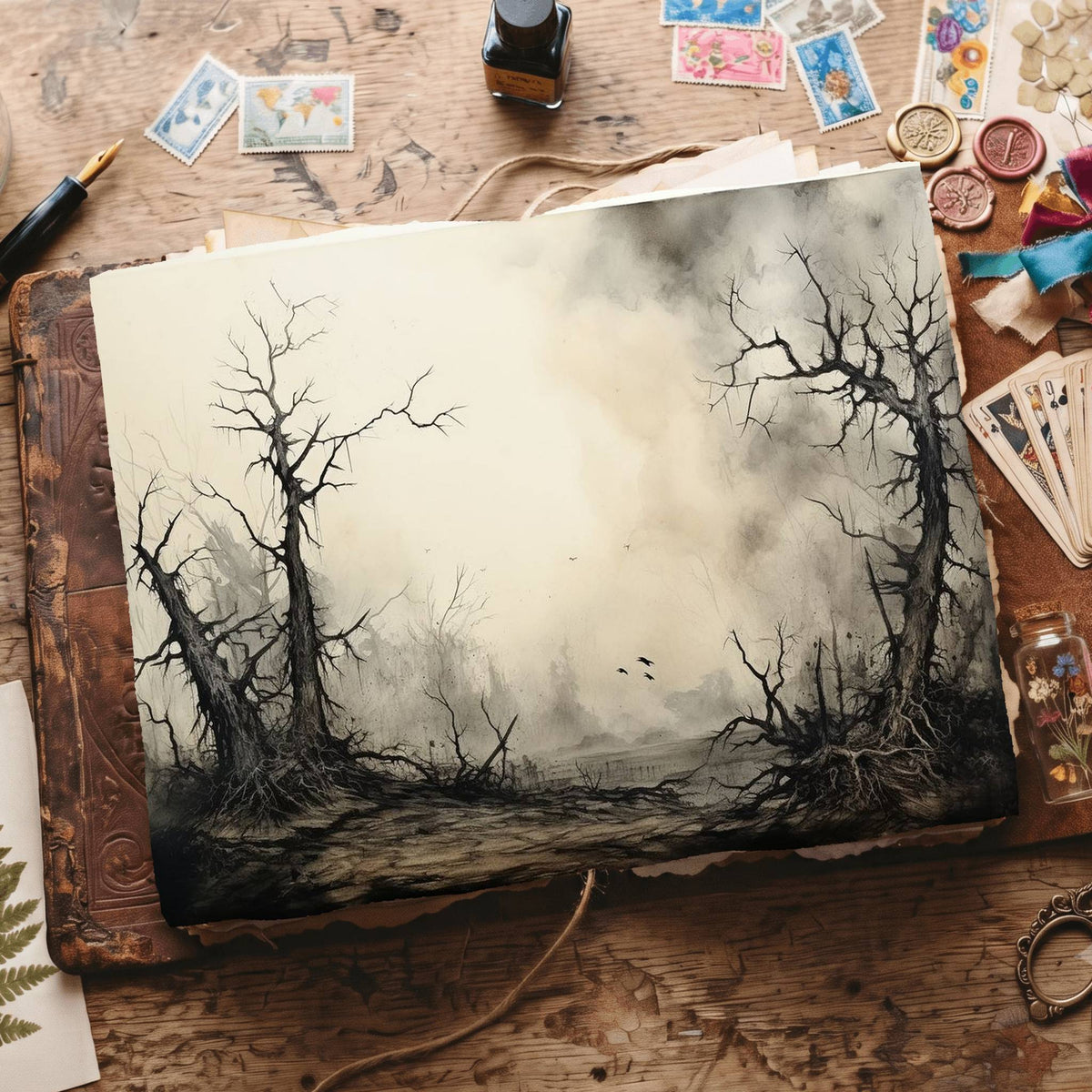 Gothic Digital Papers