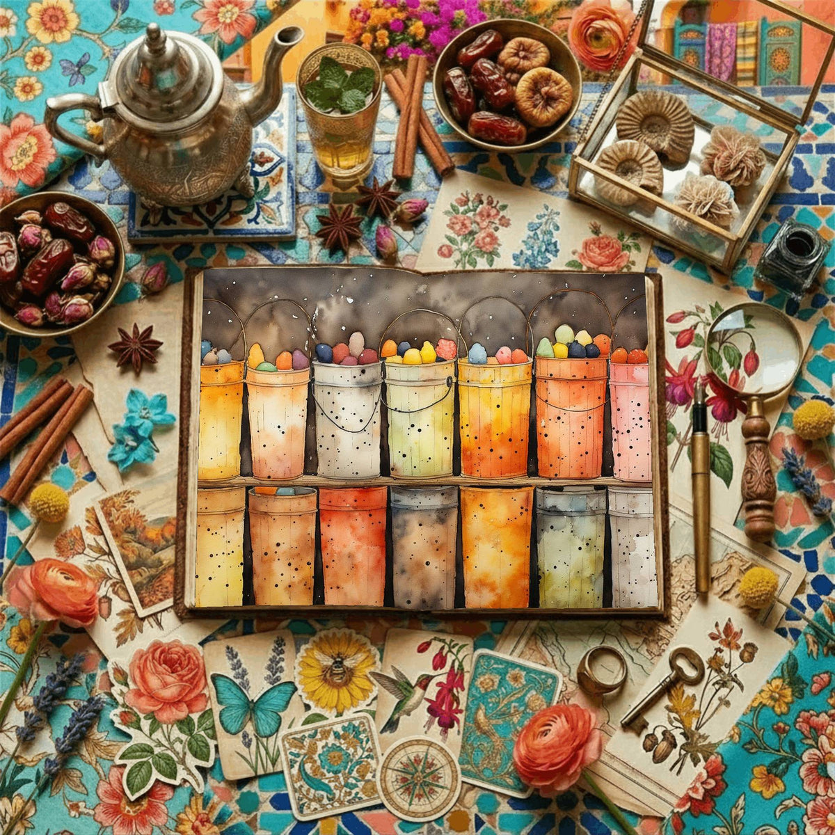 Halloween Candy Digital Papers