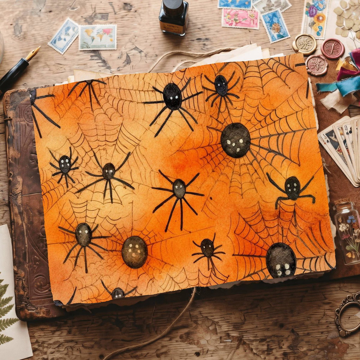 Halloween Patterns Digital Papers