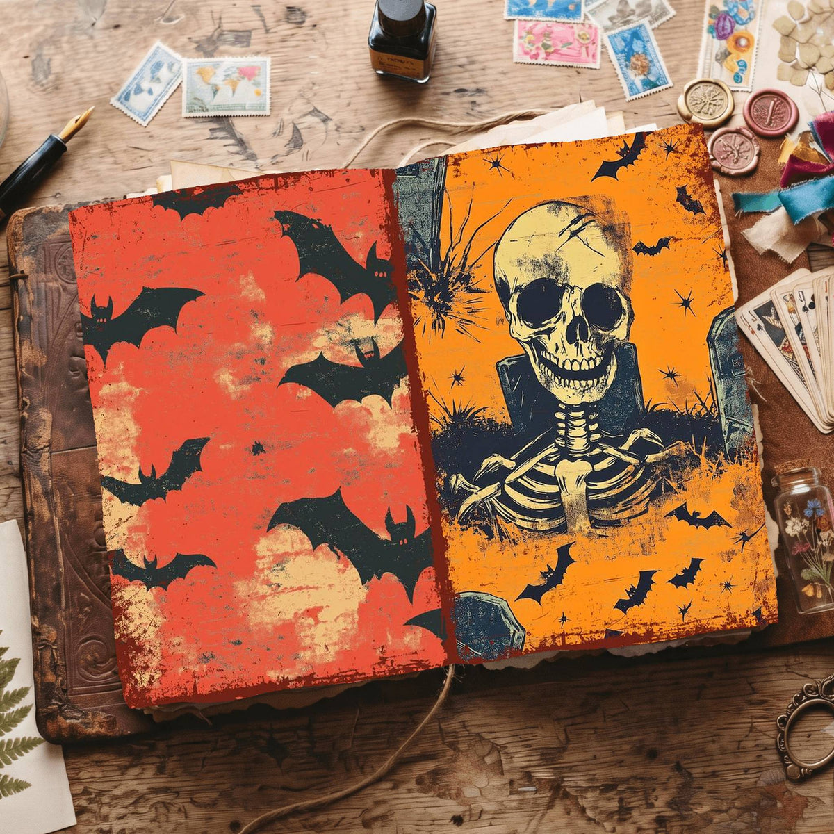 Halloween Digital Papers