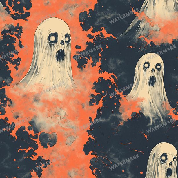 Halloween Seamless Pattern