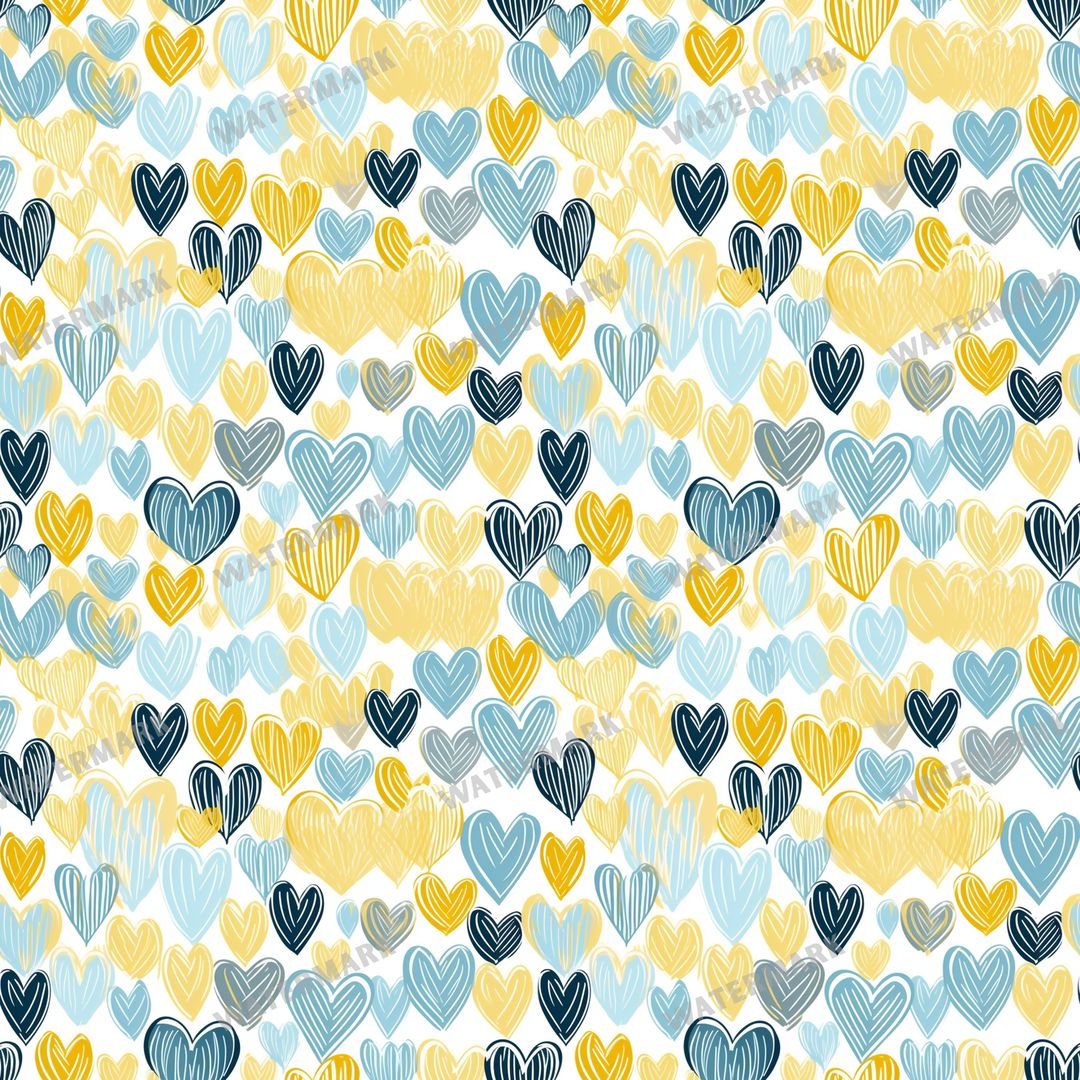 Hearts Seamless Pattern