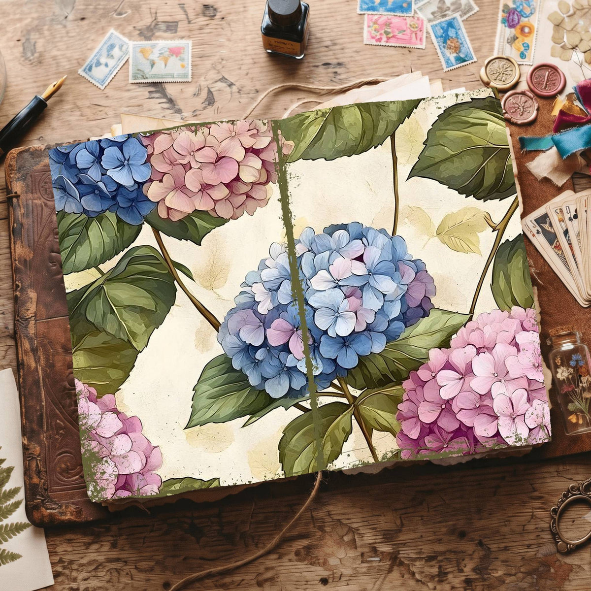 Hydrangea Digital Papers