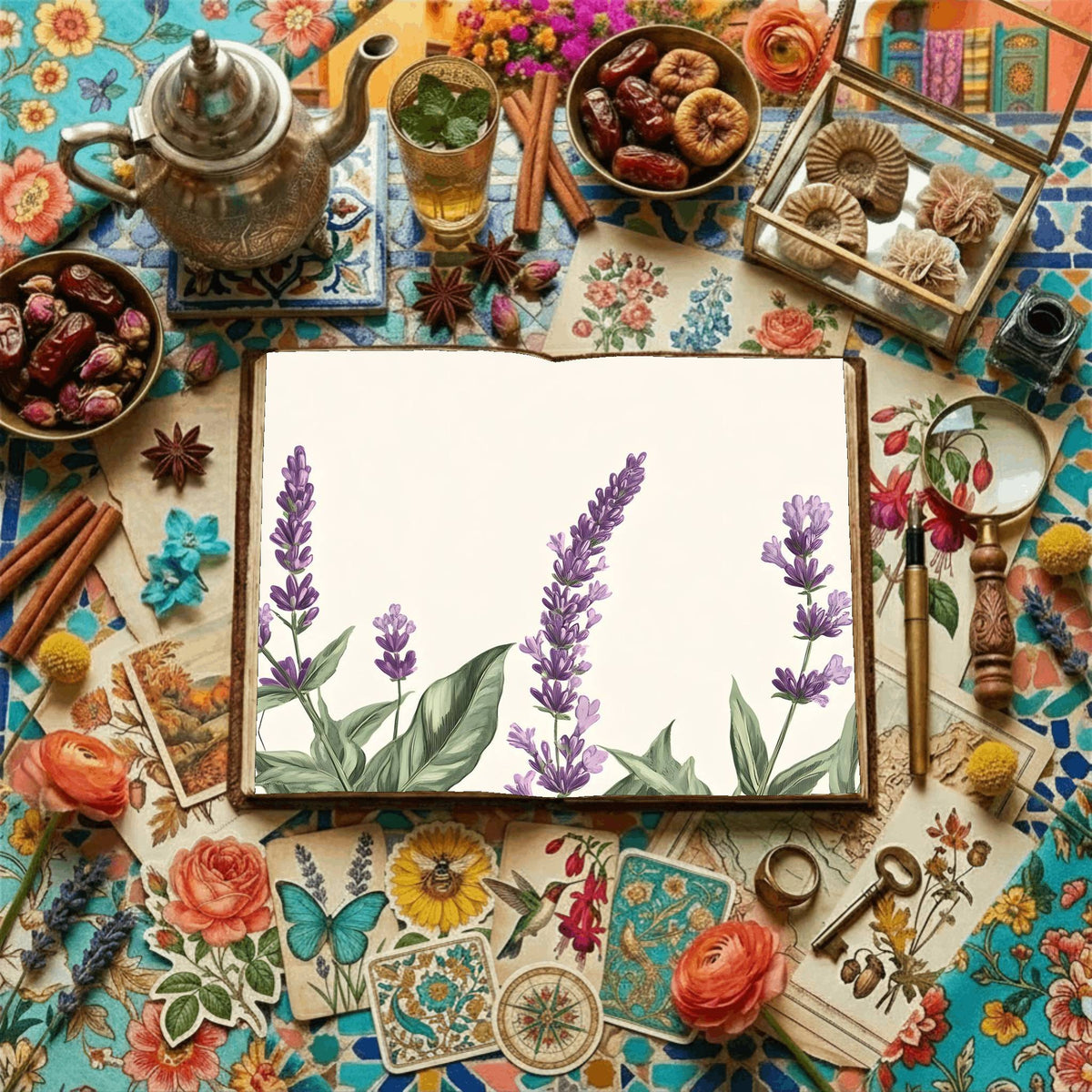 Lavender Digital Papers