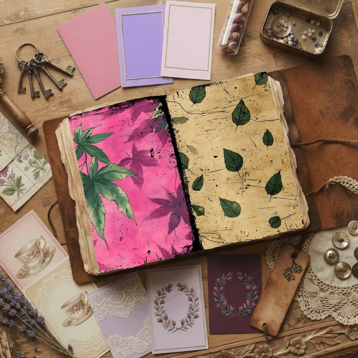 Leafy Digital Papers