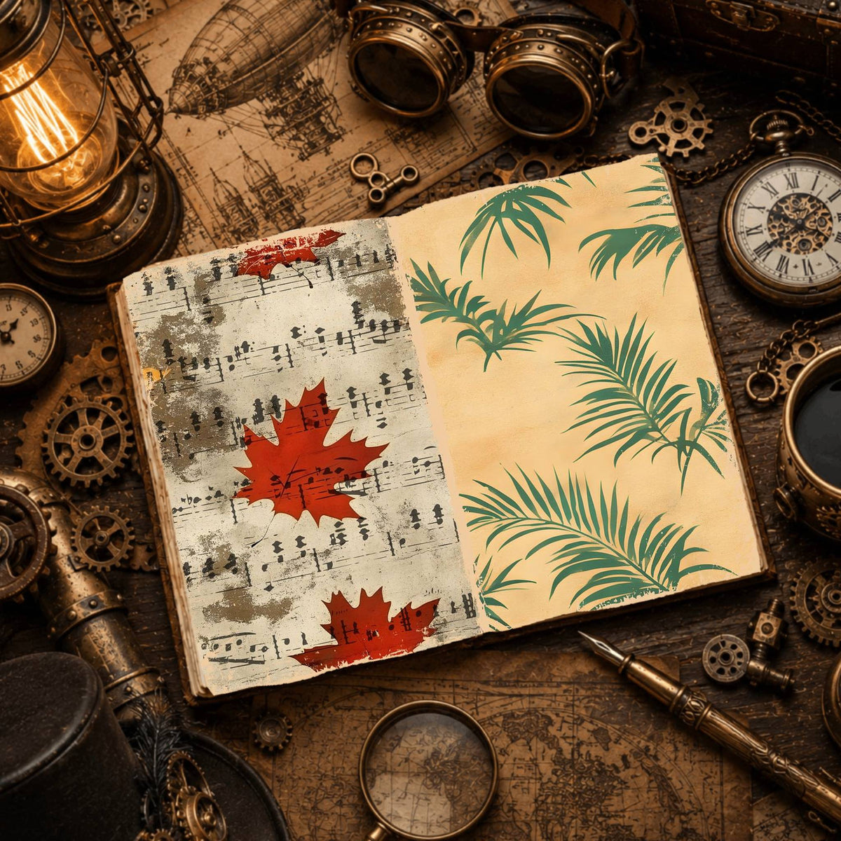 Leafy Digital Papers