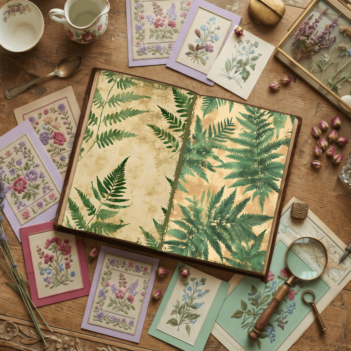 Leaves Digital Papers
