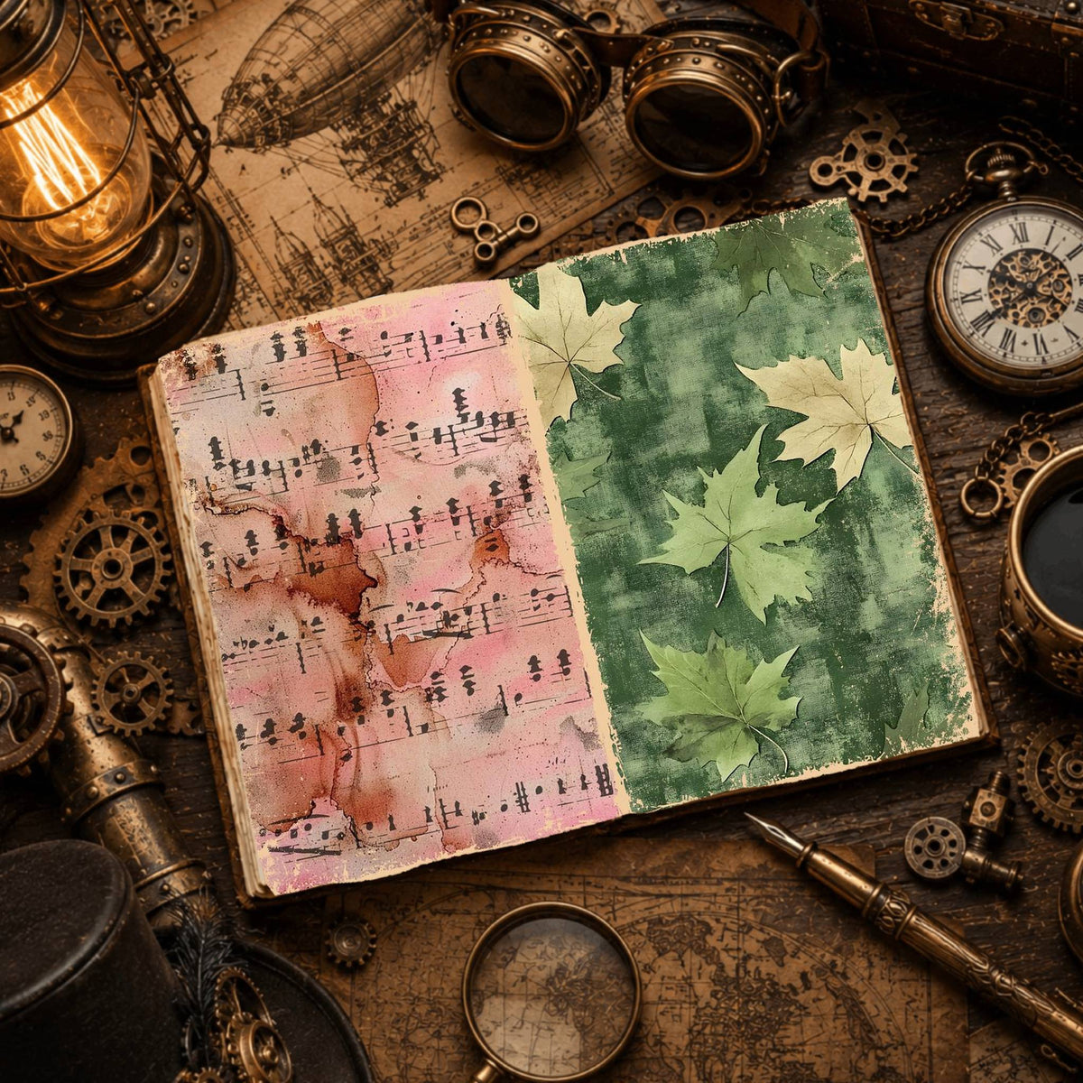 Leaves Digital Papers