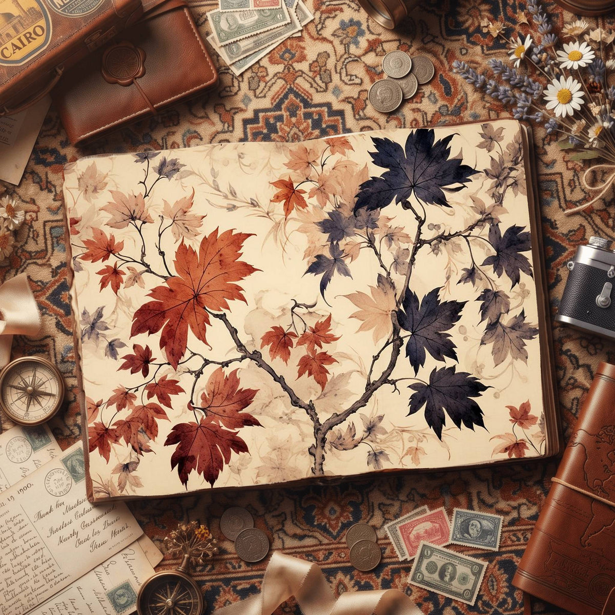 Maple Leaves Digital Papers