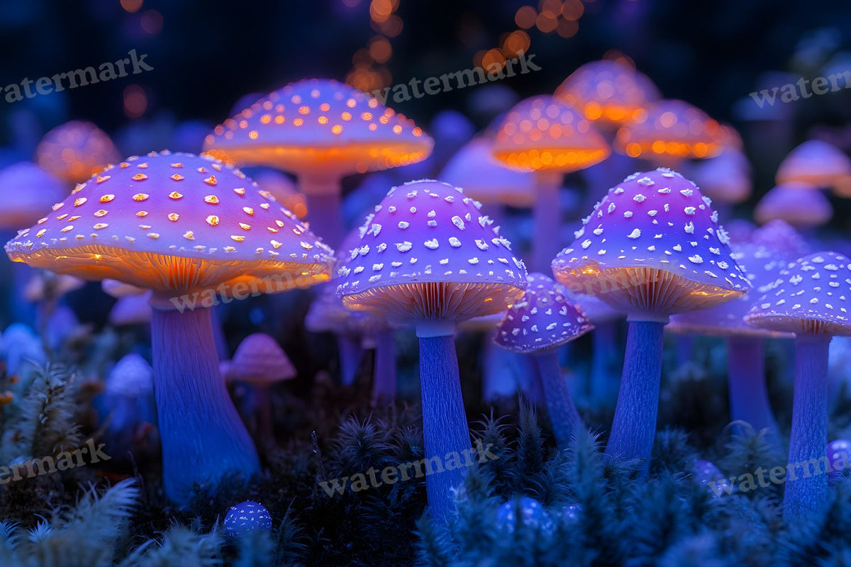 Mushroom Forest Backdrop Images