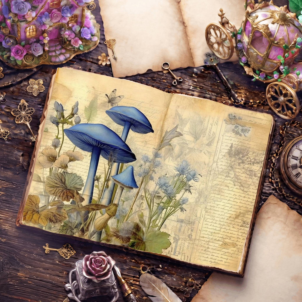 Mushroom Digital Papers
