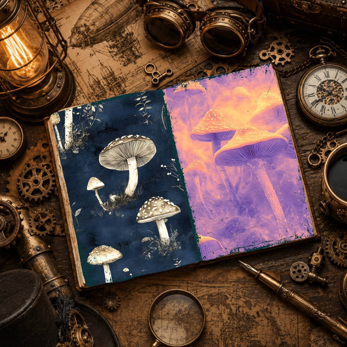 Mushroom Digital Papers