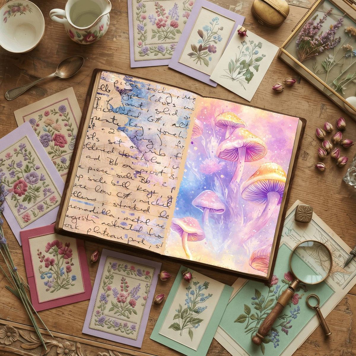 Mushroom Digital Papers