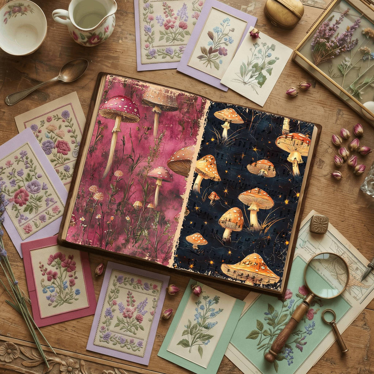 Mushroom Digital Papers