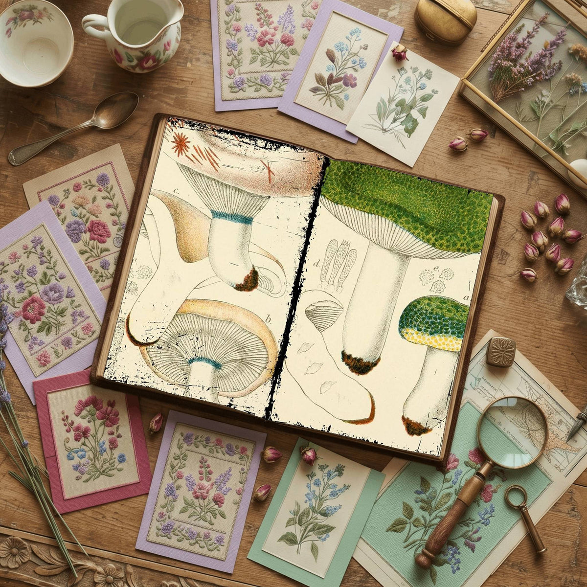 Mushroom Digital Papers