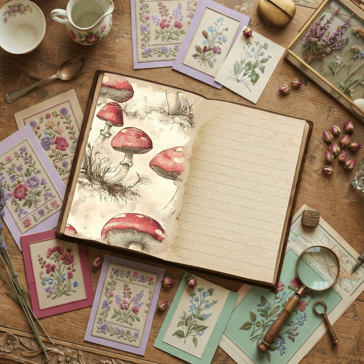 Mushroom Digital Papers