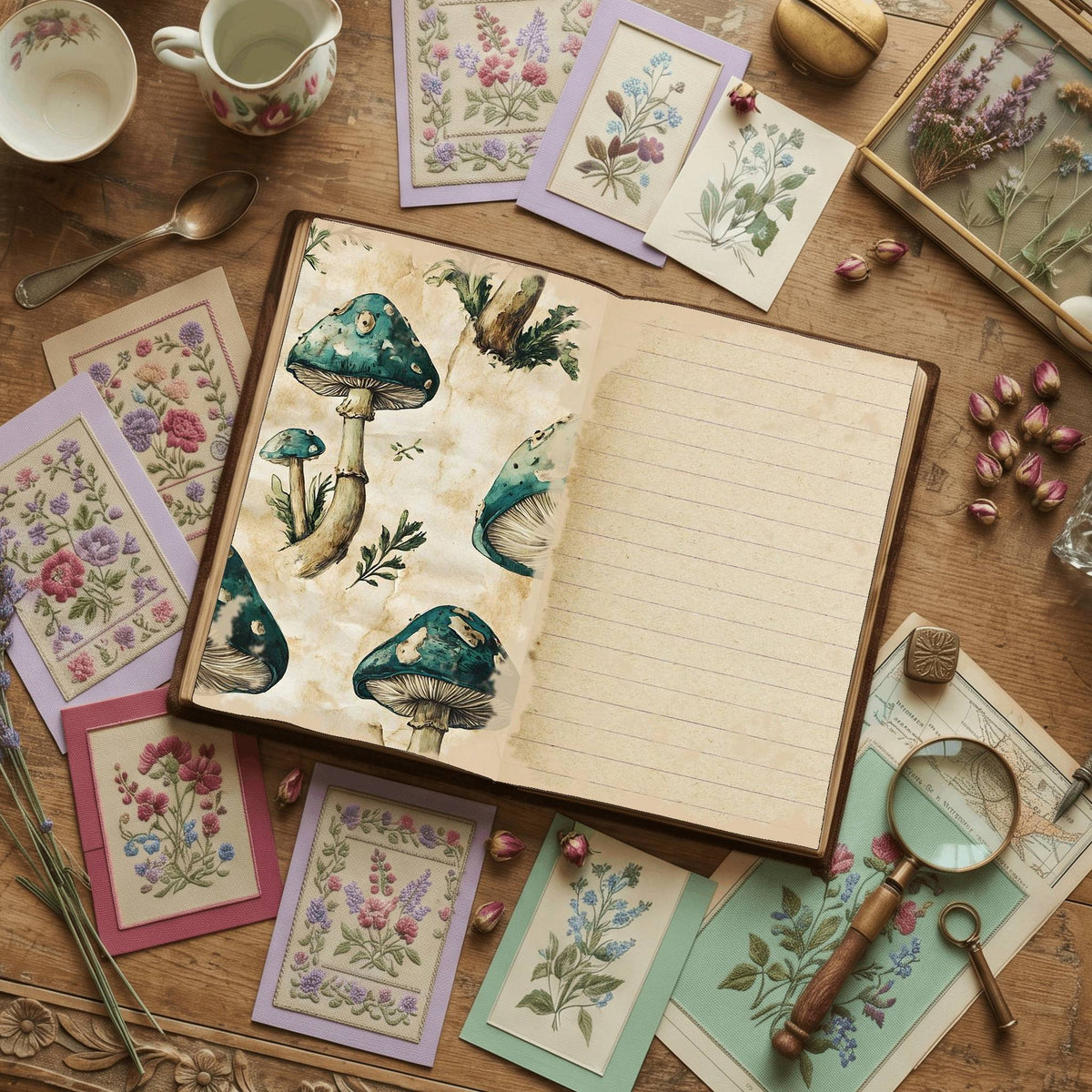 Mushroom Digital Papers