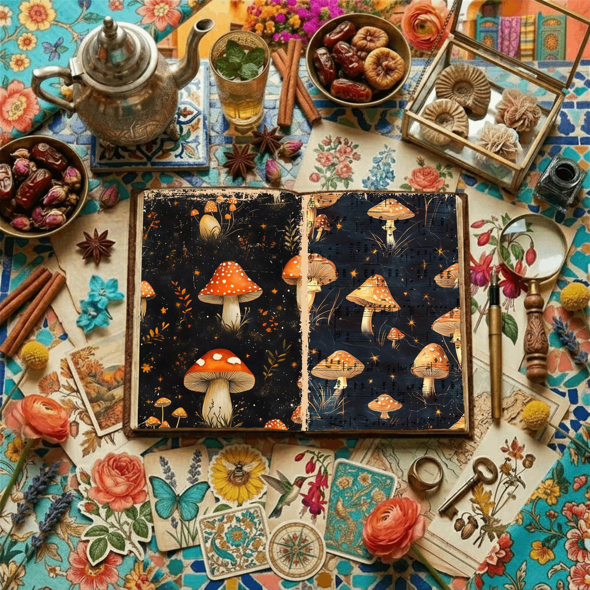 Mushroom Digital Papers